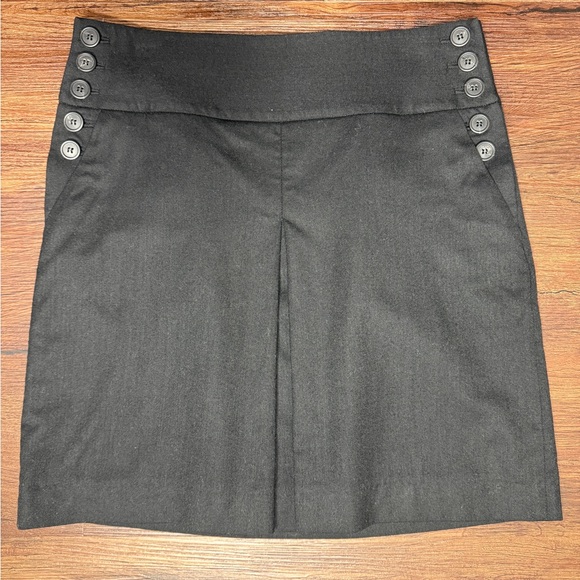 J. Crew Dresses & Skirts - J. Crew 100% Wool Box Pleat Lined Skirt Black Sz 8 in mint condition
